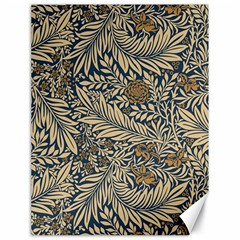 Brown Vintage Background Vintage Floral Pattern Brown Canvas 18  X 24 