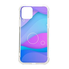 Colorful Blue Purple Wave Iphone 11 Pro 5 8 Inch Tpu Uv Print Case by Semog4