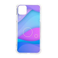 Colorful Blue Purple Wave Iphone 11 Pro Max 6 5 Inch Tpu Uv Print Case by Semog4