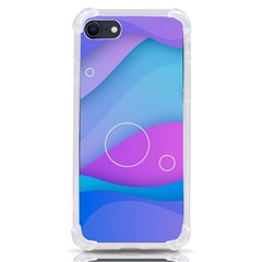 Colorful Blue Purple Wave Iphone Se