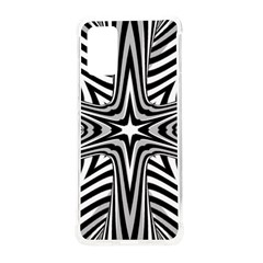 Fractal Star Mandala Black And White Samsung Galaxy S20plus 6 7 Inch Tpu Uv Case by Semog4