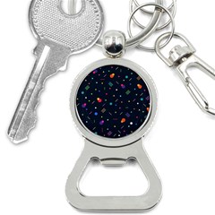 Abstract Minimalism Digital Art Abstract Bottle Opener Key Chain by Semog4