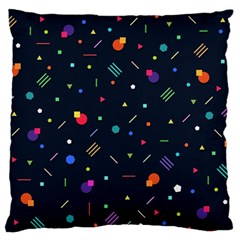 Abstract Minimalism Digital Art Abstract Large Premium Plush Fleece Cushion Case (two Sides) by Semog4