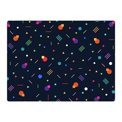 Abstract Minimalism Digital Art Abstract Two Sides Premium Plush Fleece Blanket (mini) by Semog4