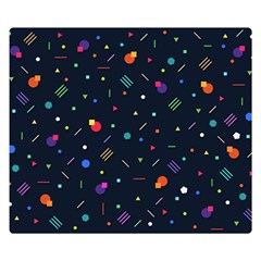 Abstract Minimalism Digital Art Abstract Premium Plush Fleece Blanket (small)