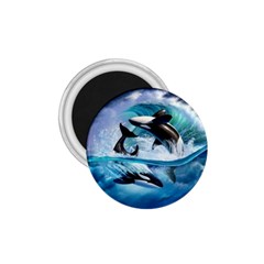 Orca Wave Water Underwater Sky 1 75  Magnets by Semog4