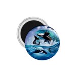 Orca Wave Water Underwater Sky 1.75  Magnets Front