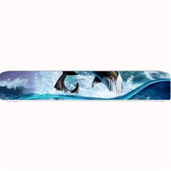 Orca Wave Water Underwater Sky Small Bar Mat by Semog4