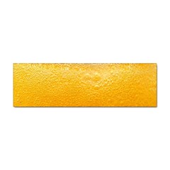 Texture Pattern Macro Glass Of Beer Foam White Yellow Sticker Bumper (100 Pack) by Semog4