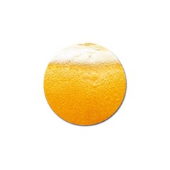 Texture Pattern Macro Glass Of Beer Foam White Yellow Golf Ball Marker (10 Pack) by Semog4