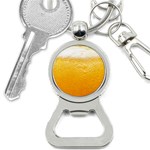 Texture Pattern Macro Glass Of Beer Foam White Yellow Bottle Opener Key Chain Front