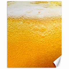 Texture Pattern Macro Glass Of Beer Foam White Yellow Canvas 16  X 20  by Semog4