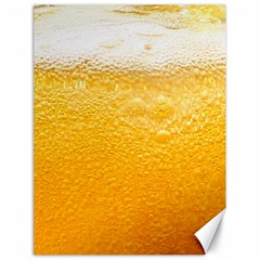 Texture Pattern Macro Glass Of Beer Foam White Yellow Canvas 18  X 24  by Semog4