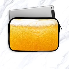 Texture Pattern Macro Glass Of Beer Foam White Yellow Apple Ipad Mini Zipper Cases by Semog4