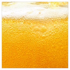 Texture Pattern Macro Glass Of Beer Foam White Yellow Lightweight Scarf  by Semog4