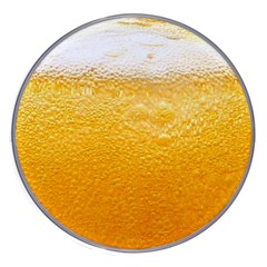 Texture Pattern Macro Glass Of Beer Foam White Yellow Wireless Fast Charger(white) by Semog4