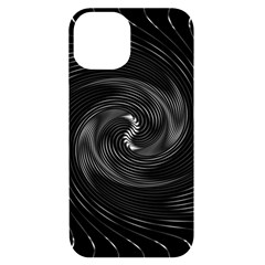 Abstract Mandala Twirl iPhone 14 Black UV Print Case