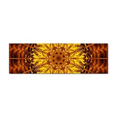 Abstract Gold Mandala Yellow Sticker (bumper) by Semog4