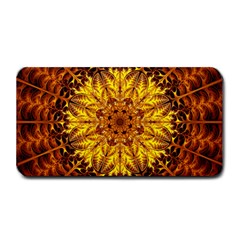 Abstract Gold Mandala Yellow Medium Bar Mat by Semog4