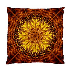 Abstract Gold Mandala Yellow Standard Cushion Case (one Side) by Semog4