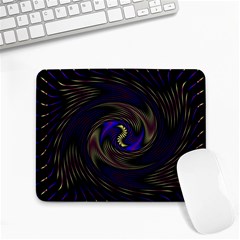 Manadala Twirl Abstract Small Mousepad by Semog4