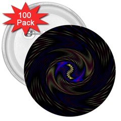 Manadala Twirl Abstract 3  Buttons (100 Pack)  by Semog4