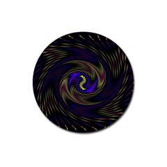 Manadala Twirl Abstract Magnet 3  (round) by Semog4