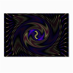 Manadala Twirl Abstract Postcard 4 x 6  (pkg Of 10) by Semog4