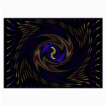 Manadala Twirl Abstract Large Glasses Cloth (2 Sides) Front