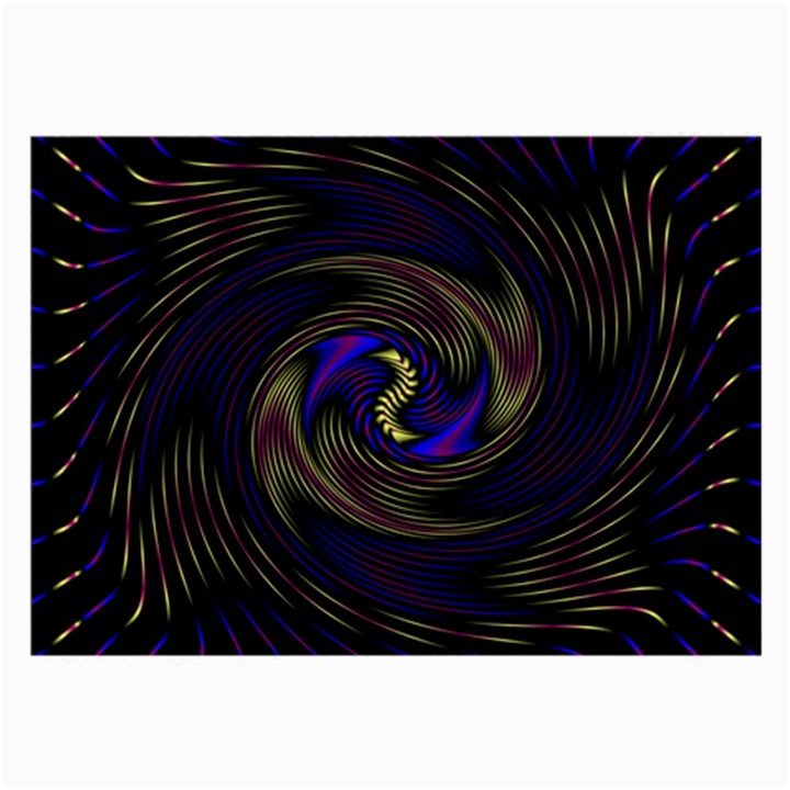 Manadala Twirl Abstract Large Glasses Cloth (2 Sides)