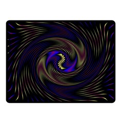 Manadala Twirl Abstract Fleece Blanket (small) by Semog4