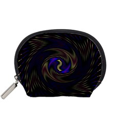 Manadala Twirl Abstract Accessory Pouch (small) by Semog4