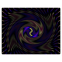 Manadala Twirl Abstract Premium Plush Fleece Blanket (medium)