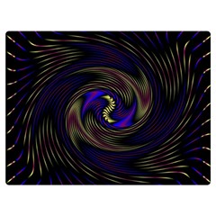 Manadala Twirl Abstract Premium Plush Fleece Blanket (extra Small)