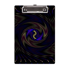 Manadala Twirl Abstract A5 Acrylic Clipboard by Semog4