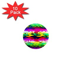 Waves Of Color 1  Mini Magnet (10 Pack)  by Semog4