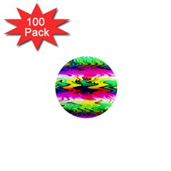 Waves Of Color 1  Mini Magnets (100 Pack)  by Semog4