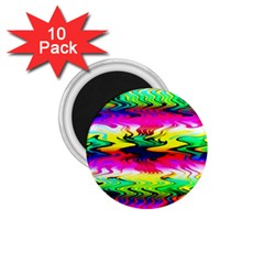 Waves Of Color 1 75  Magnets (10 Pack)  by Semog4