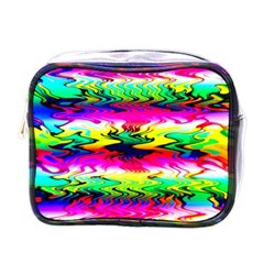 Waves Of Color Mini Toiletries Bag (one Side) by Semog4