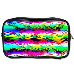 Waves Of Color Toiletries Bag (two Sides) by Semog4