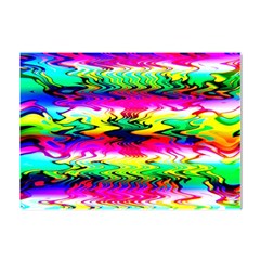 Waves Of Color Crystal Sticker (a4)