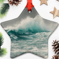 Big Storm Wave Ornament (star) by Semog4