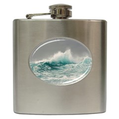 Big Storm Wave Hip Flask (6 Oz) by Semog4