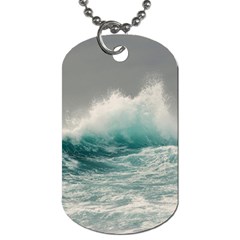 Big Storm Wave Dog Tag (two Sides) by Semog4