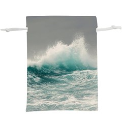 Big Storm Wave Lightweight Drawstring Pouch (xl) by Semog4