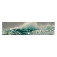 Big Storm Wave Banner And Sign 4  X 1  by Semog4