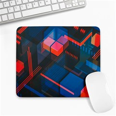 Minimalist Abstract Shaping Abstract Digital Art Minimalism Large Mousepad by Semog4