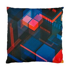 Minimalist Abstract Shaping Abstract Digital Art Minimalism Standard Cushion Case (one Side) by Semog4