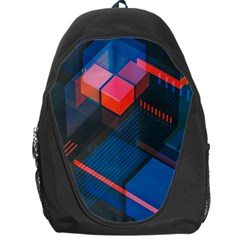 Minimalist Abstract Shaping Abstract Digital Art Minimalism Backpack Bag by Semog4