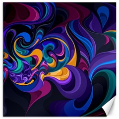 Colorful Waves Abstract Waves Curves Art Abstract Material Material Design Canvas 16  X 16  by Semog4